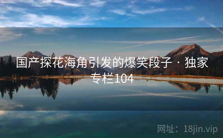 国产探花海角引发的爆笑段子 · 独家专栏104